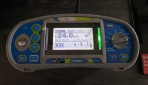 Installatietester die lekstroom test - Second Home Check